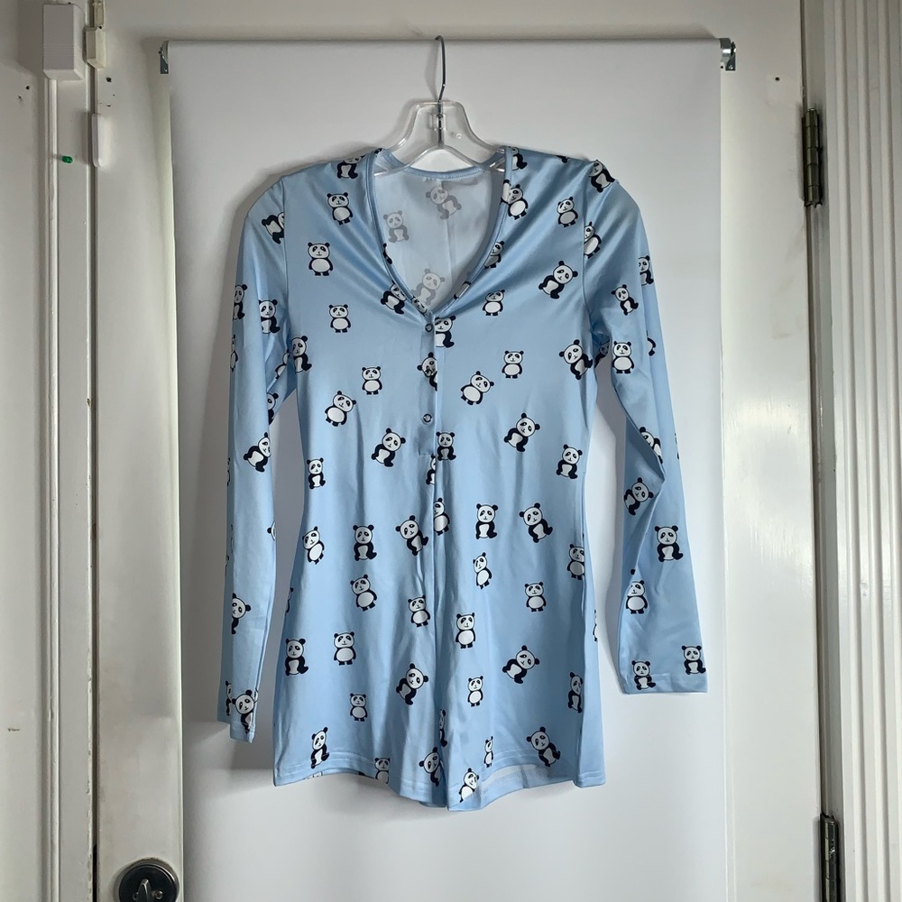 Panda Lounge Romper - Picture 3 of 5